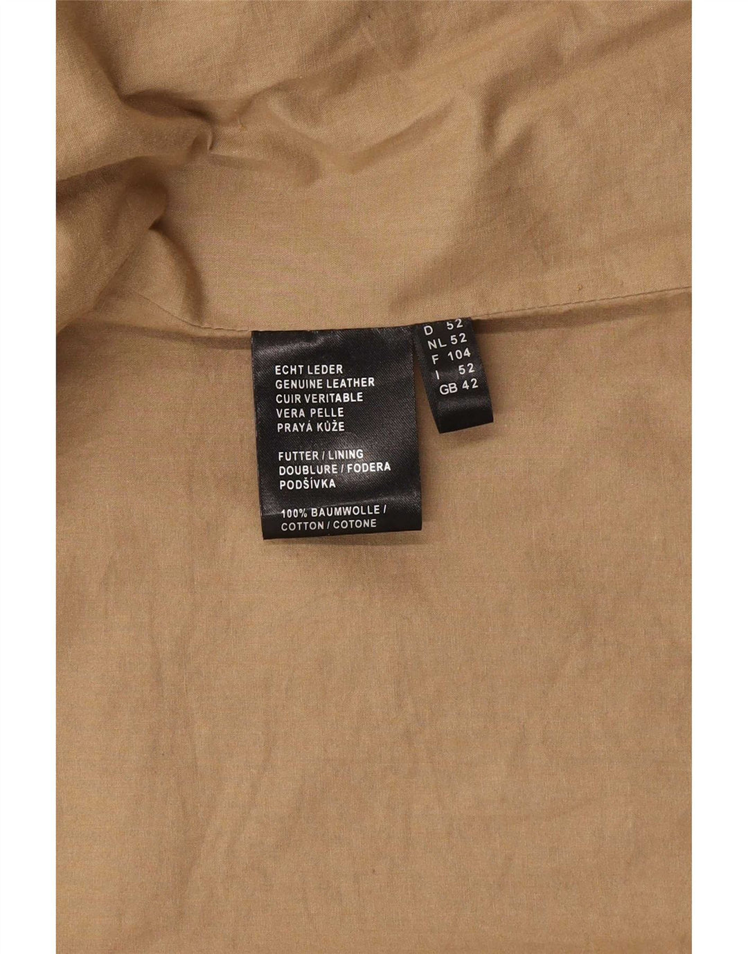 David Moore Herren Lederjacke UK 42 XL Brown Classic