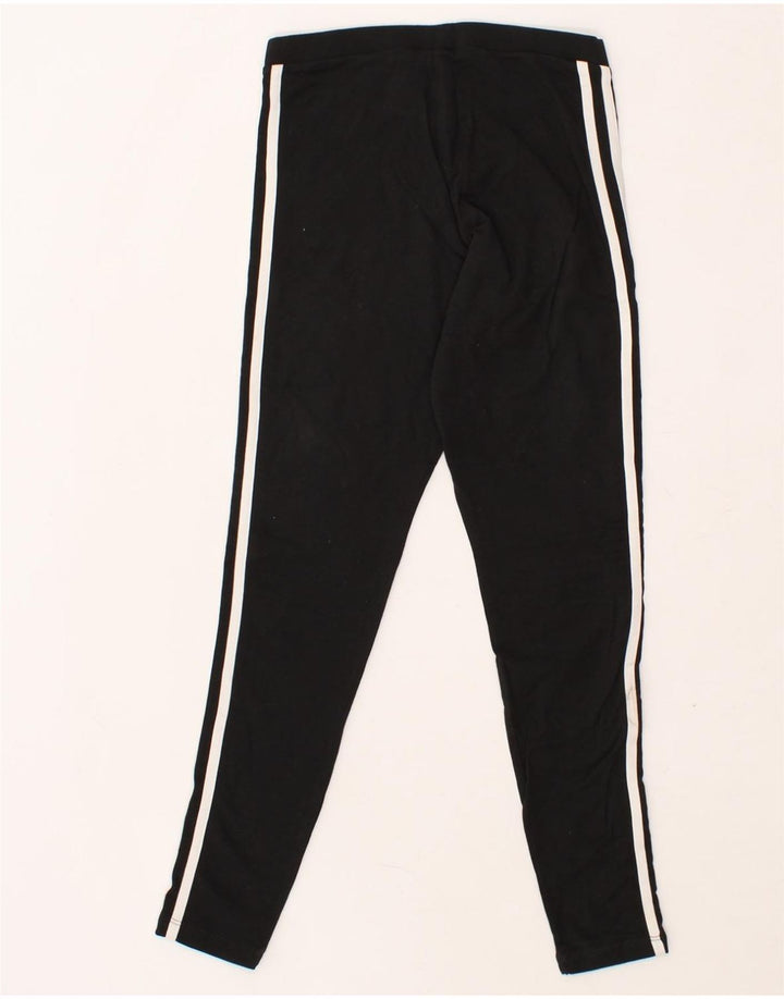 ADIDAS Womens Leggings UK 8 Small  Black Cotton Vintage Adidas and Second-Hand Adidas from Messina Hembry 