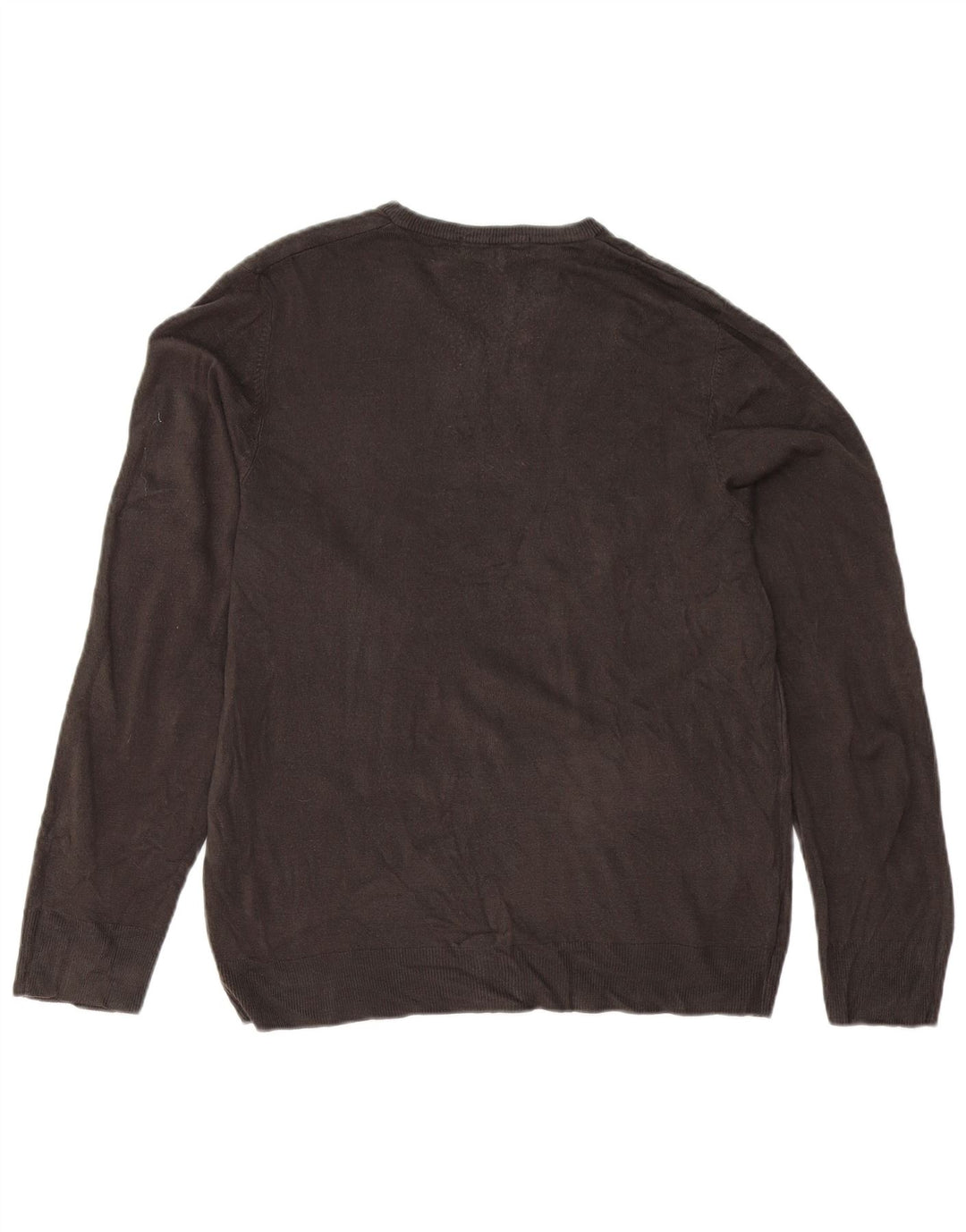 Marks & Spencer Herren-Pullover mit V-Ausschnitt, groß, Acryl, Grau