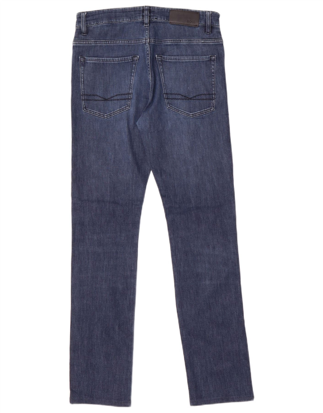 Hugo Boss Herren Slim Jeans W30 L29 Marineblau Baumwolle