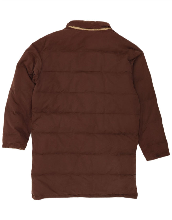 Harmont & Blaine Wattierter Herrenmantel UK 44 2XL Braunes Polyester
