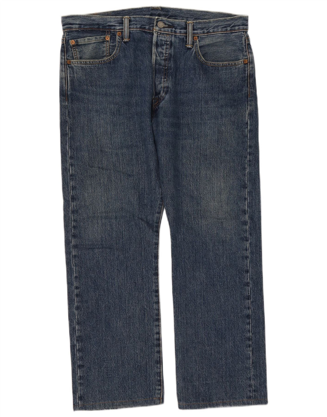 Levi's Herren 501 Straight Jeans W34 L26 Blaue Baumwolle