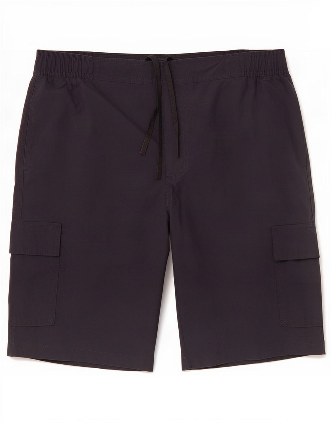 Marks & Spencer Herren-Cargoshorts, Größe L, W34, schwarzes Polyamid