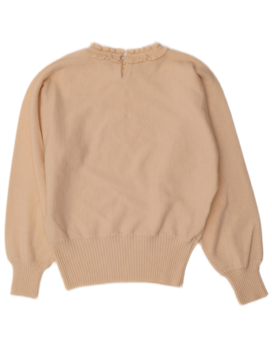 Dama Damen-Pullover mit U-Boot-Ausschnitt, IT 46, Größe L, Off-White-Angora