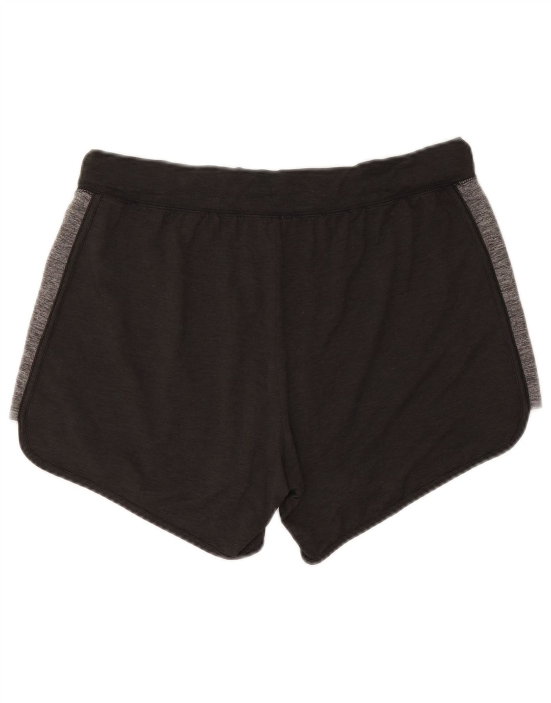 Reebok Damen Sportshorts UK 12 Mittelgraues Colourblock-Polyester