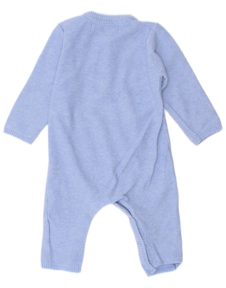 Lyle & Scott Baby-Spielanzug für Jungen, langärmelig, 3–6 Monate, Blau