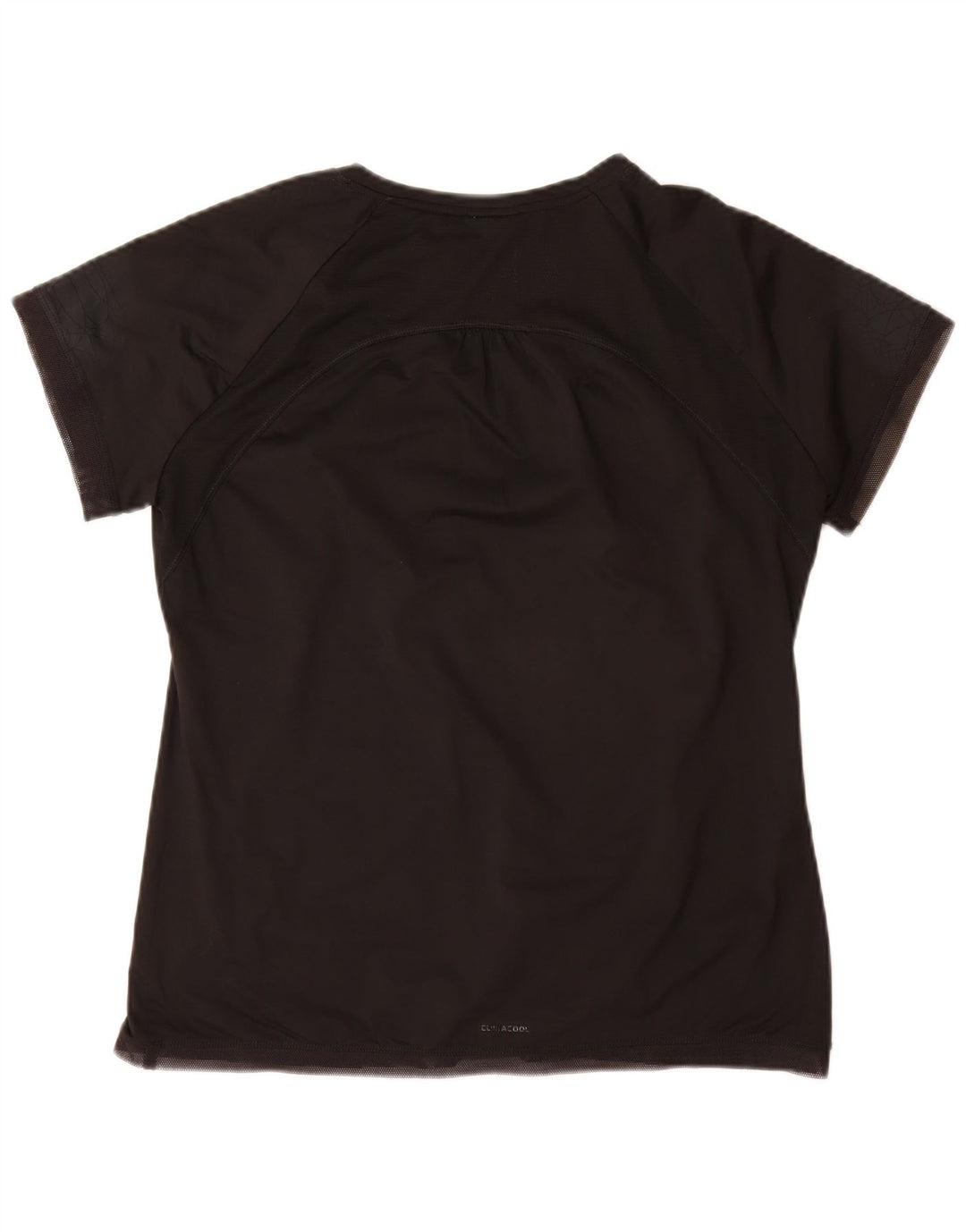 Adidas Damen Climacool T-Shirt Top UK 22 XL Schwarz Polyester