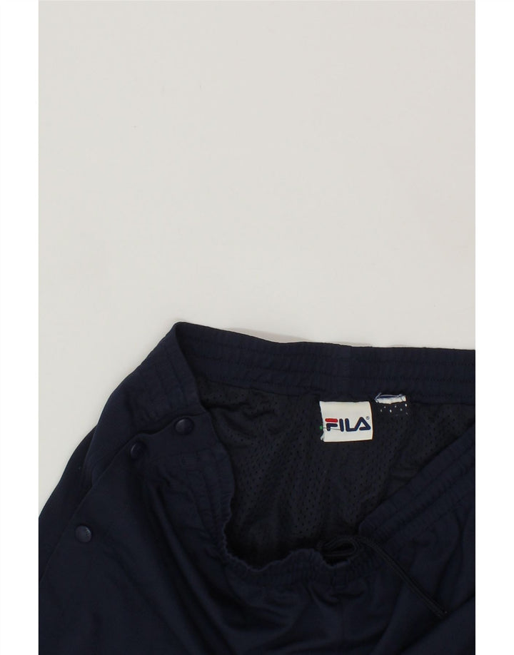 FILA Mens Sport Shorts Large  Navy Blue Vintage Fila and Second-Hand Fila from Messina Hembry 
