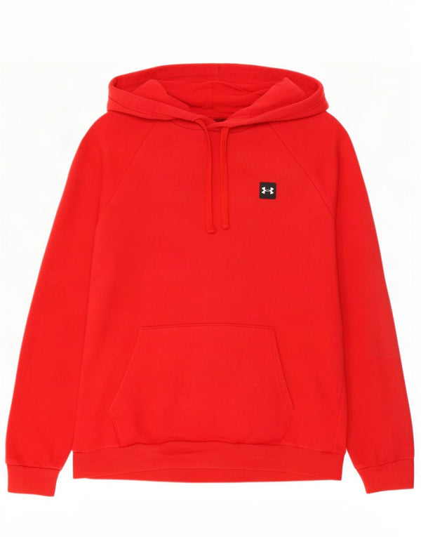 Under Armour Herren-Kapuzenpullover mit lockerer Passform, große rote Baumwolle