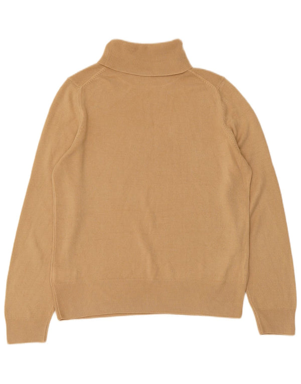 Marks & Spencer Rollkragenpullover für Damen, UK 12, Mittelbraun, Acryl