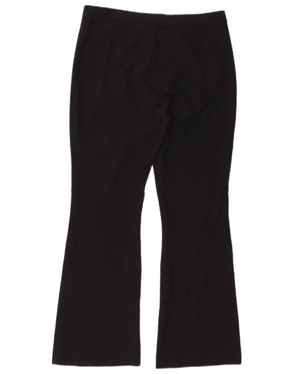Marks & Spencer Damen Bootcut-Anzughose UK 12 Medium W32 L30 Schwarz