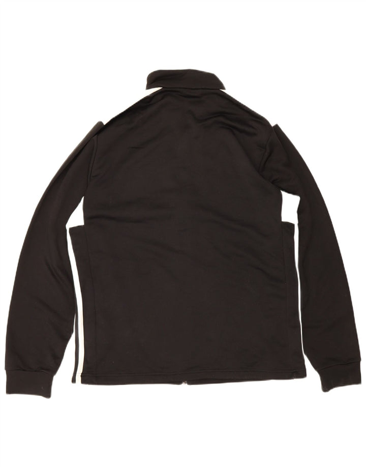 Adidas Herren-Trainingsanzug-Top-Jacke, großes schwarzes Farbblock-Polyester