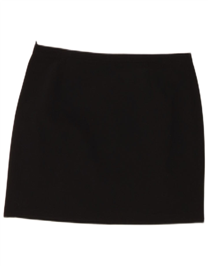 Pinko Damen Minirock UK 12 Medium W30 Schwarz Polyester