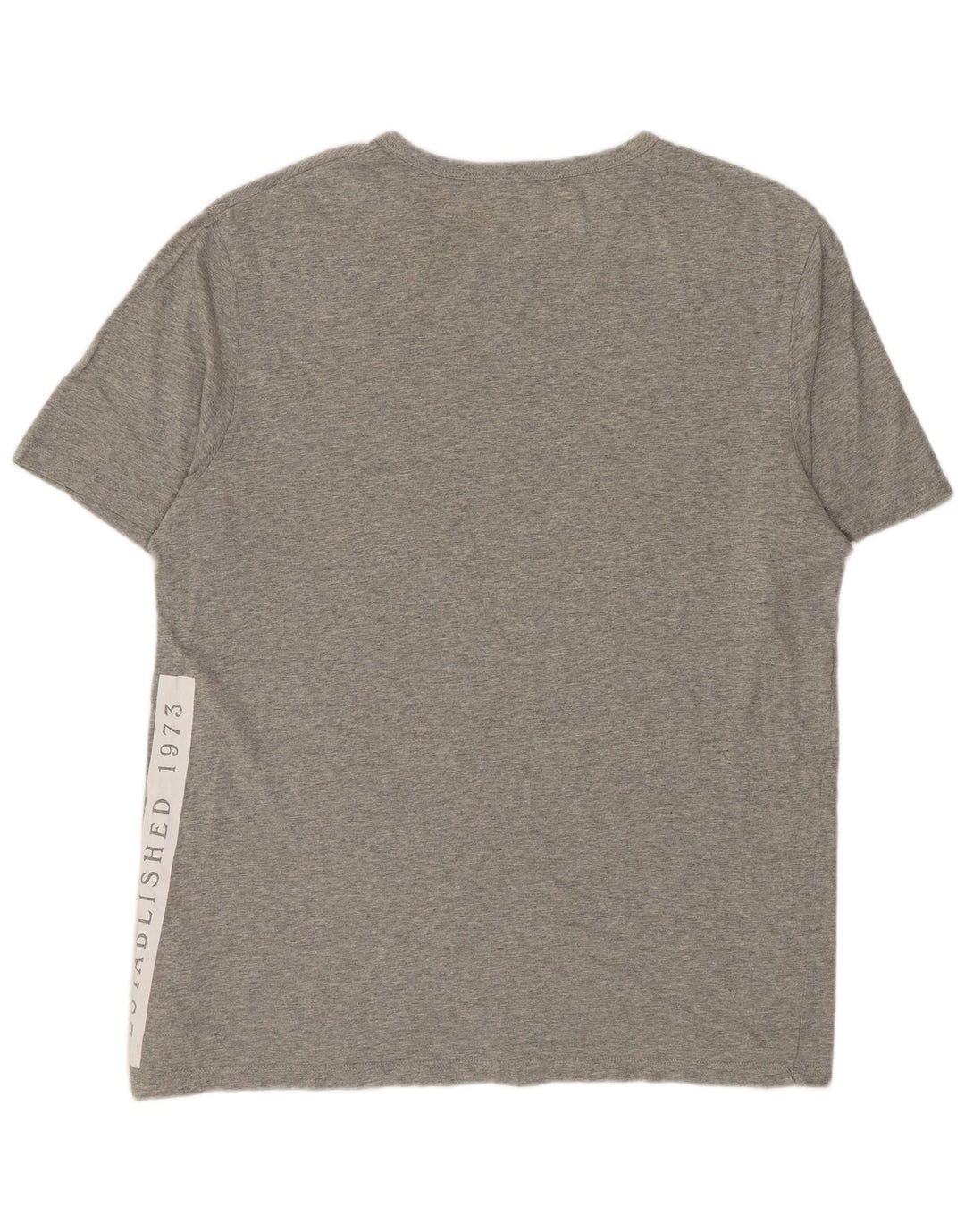 TIMBERLAND Herren-T-Shirt mit normaler Passform, mittelgrau gesprenkelte Baumwolle