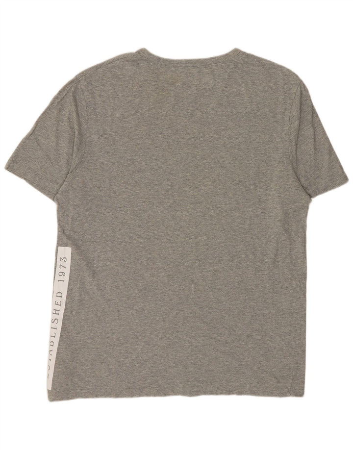 TIMBERLAND Herren-T-Shirt mit normaler Passform, mittelgrau gesprenkelte Baumwolle