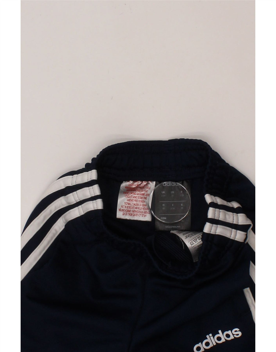 ADIDAS Boys Climalite Tracksuit Trousers 2-3 Years  Navy Blue Polyester Vintage Adidas and Second-Hand Adidas from Messina Hembry 