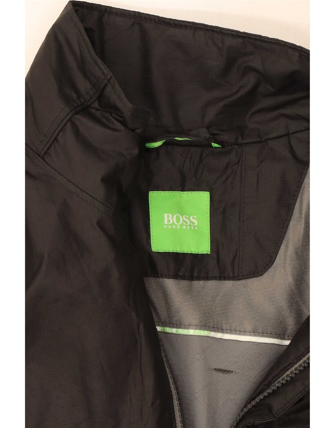 Hugo Boss Herren Bomberjacke UK 38 Medium Schwarz