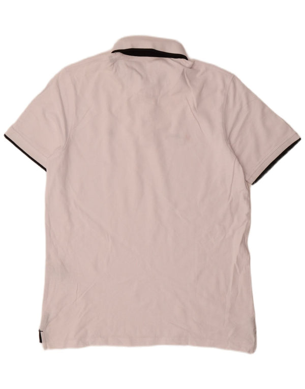 Jack & Jones Herren Poloshirt XL Weiße Baumwolle