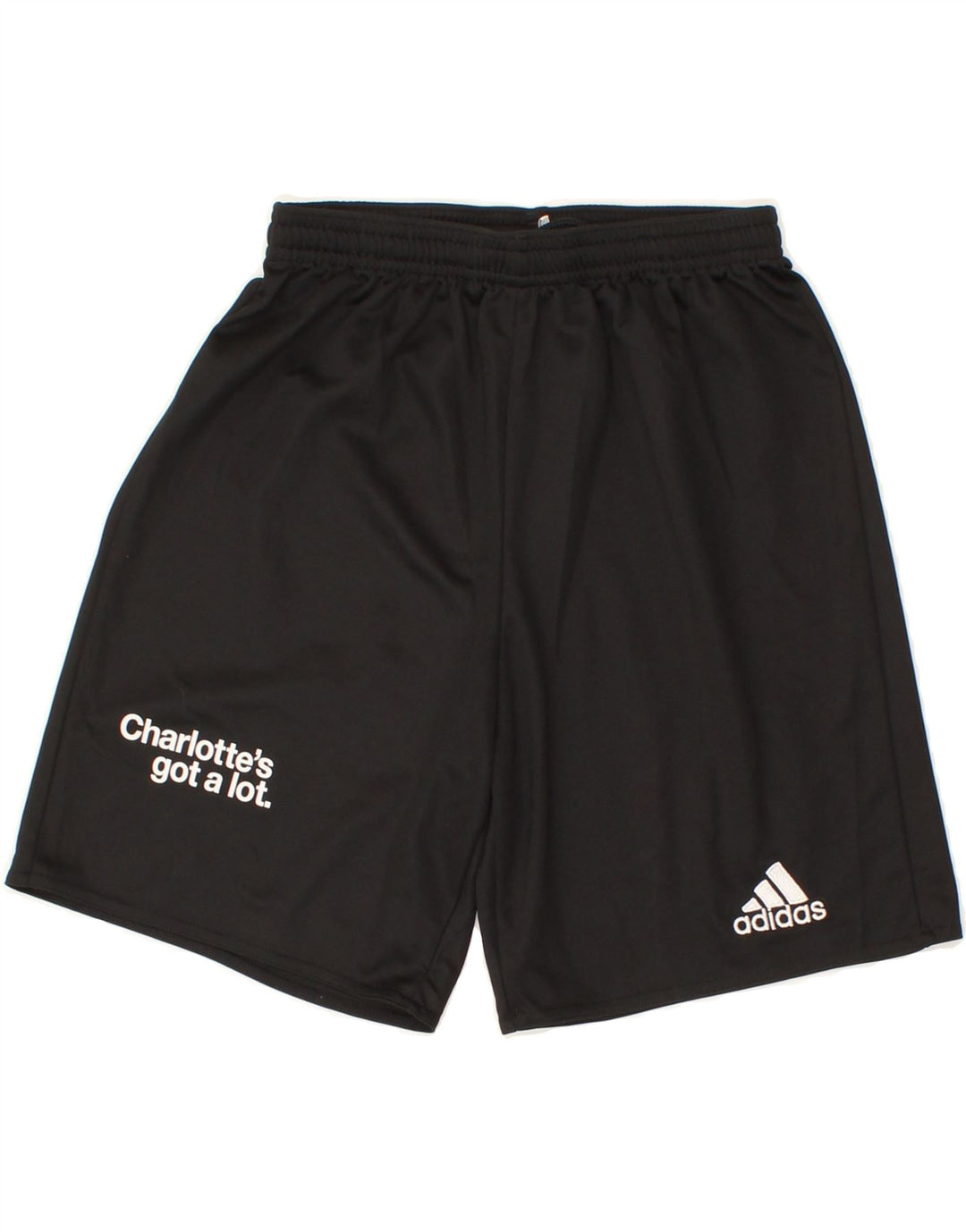 ADIDAS Boys Sport Shorts 13-14 Years Black Polyester Vintage Adidas and Second-Hand Adidas from Messina Hembry 