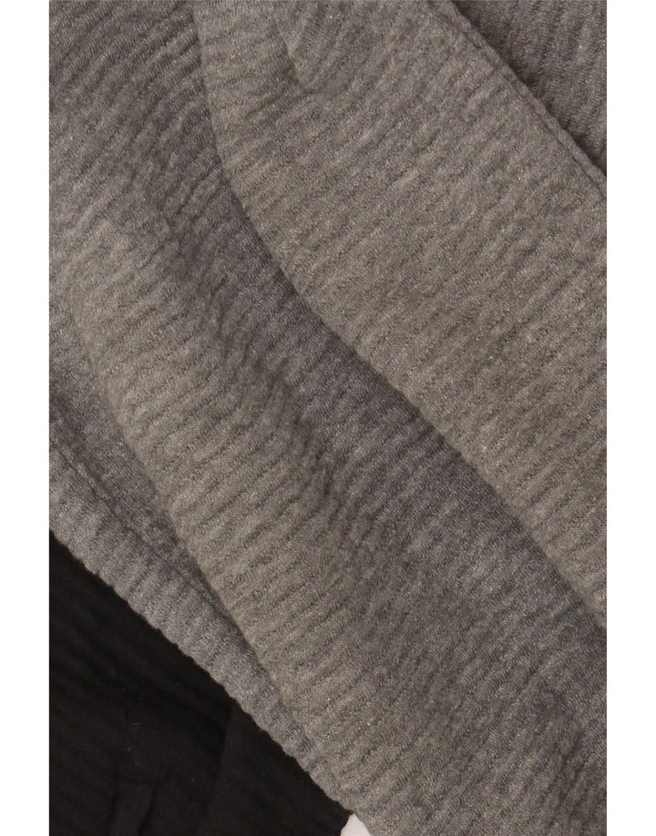 Zara Herren-Trainingsanzug-Oberteil, Jacke, groß, schwarze Farbblock-Baumwolle