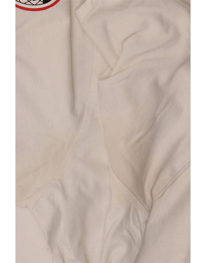 Diesel Herren-T-Shirt mit Grafik, mittelweiße Baumwolle