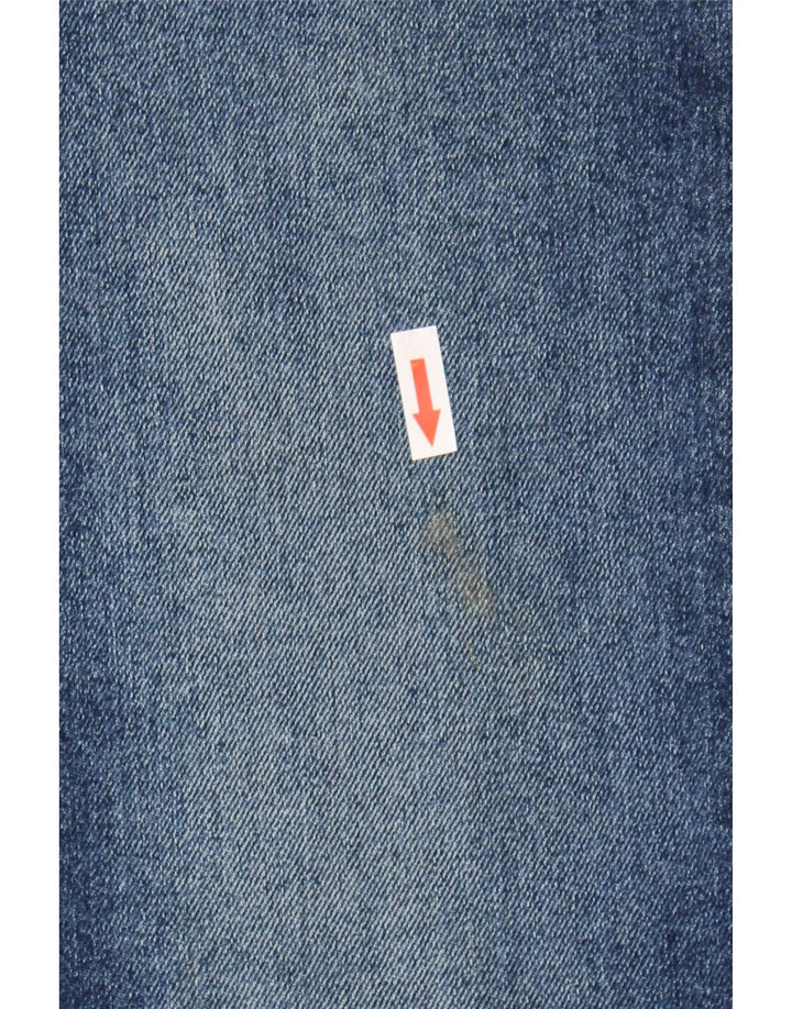 Levi's Damen Ribcage Straight Jeans W27 L27 Blaue Baumwolle