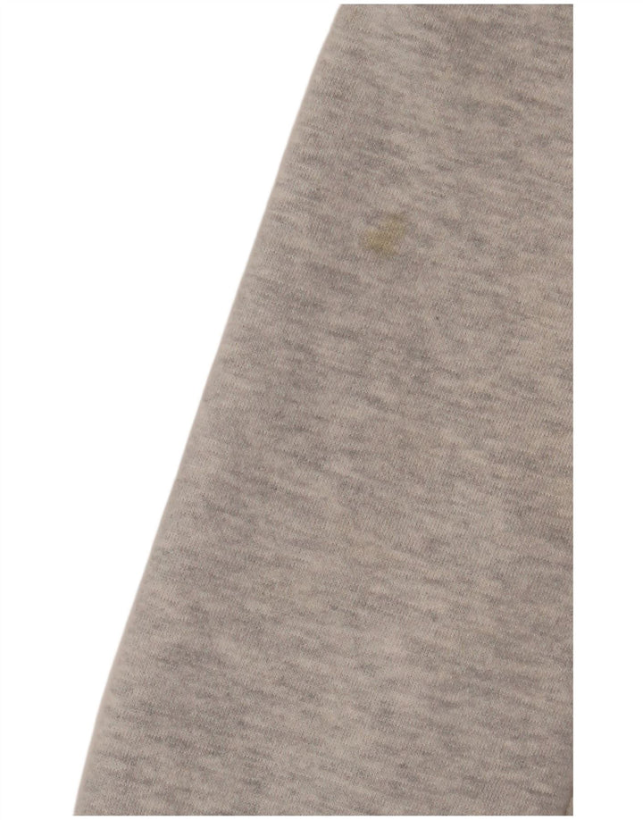 SUPERDRY Herren-Kapuzenpullover mit grafischem Reißverschluss, klein, grau meliert, Baumwolle