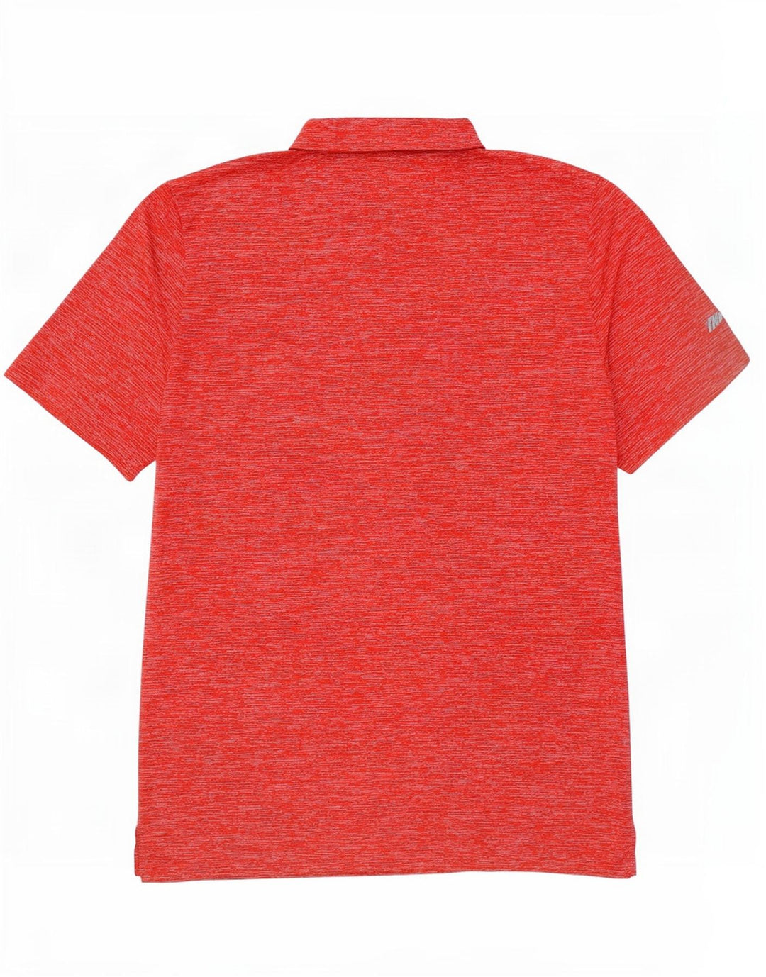 Puma Herren-Poloshirt, großes, rot geflecktes Polyester