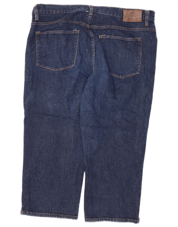 RALPH LAUREN Damen Capri-Jeans US 16 2XL W38 L21 Marineblaue Baumwolle