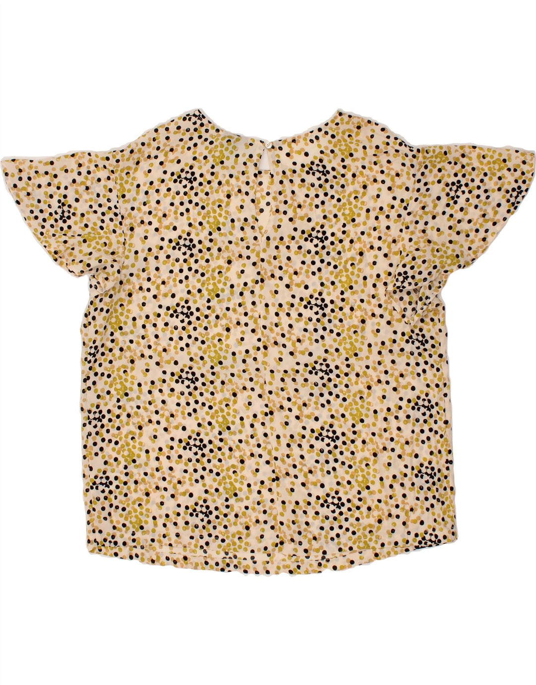 MOSSIMO Womens Blouse Top UK 20 2XL Beige Spotted Polyester Vintage Mossimo and Second-Hand Mossimo from Messina Hembry 