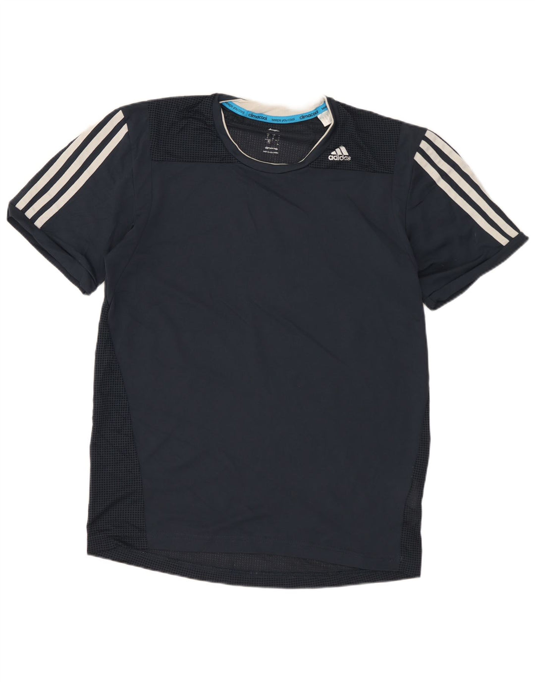 Adidas Herren Climacool T-Shirt Top Small Marineblau Polyester