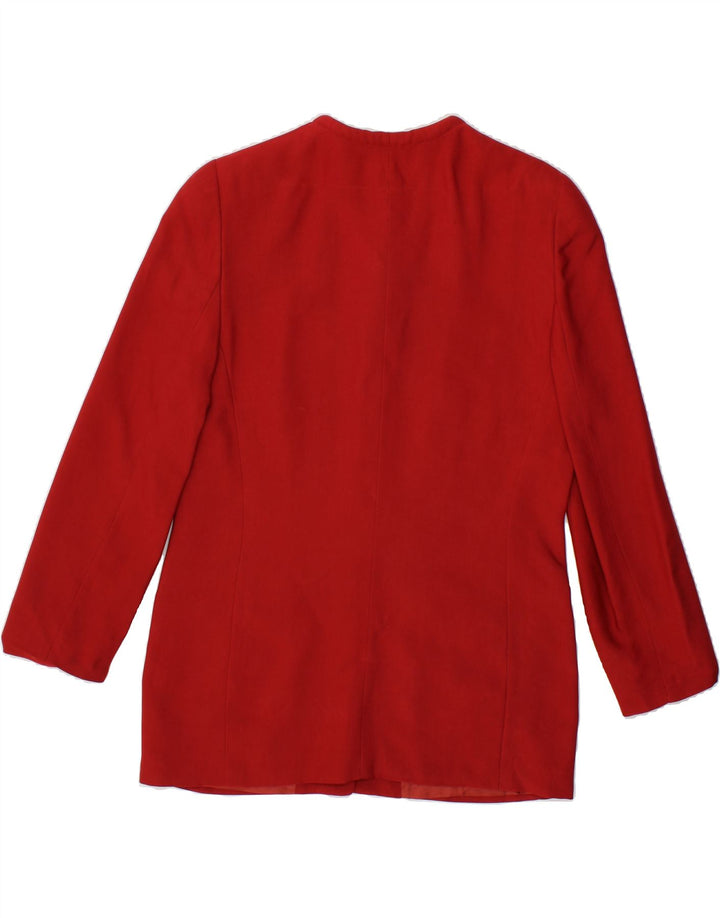 GIORGIO ARMANI Womens 6 Button Blazer Jacket UK 16 Large Red Vintage Giorgio Armani and Second-Hand Giorgio Armani from Messina Hembry 