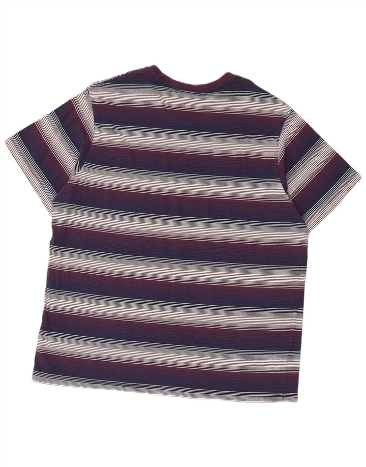 Levi's Herren Standard T-Shirt Top XL Mehrfarbig gestreift aus Baumwolle