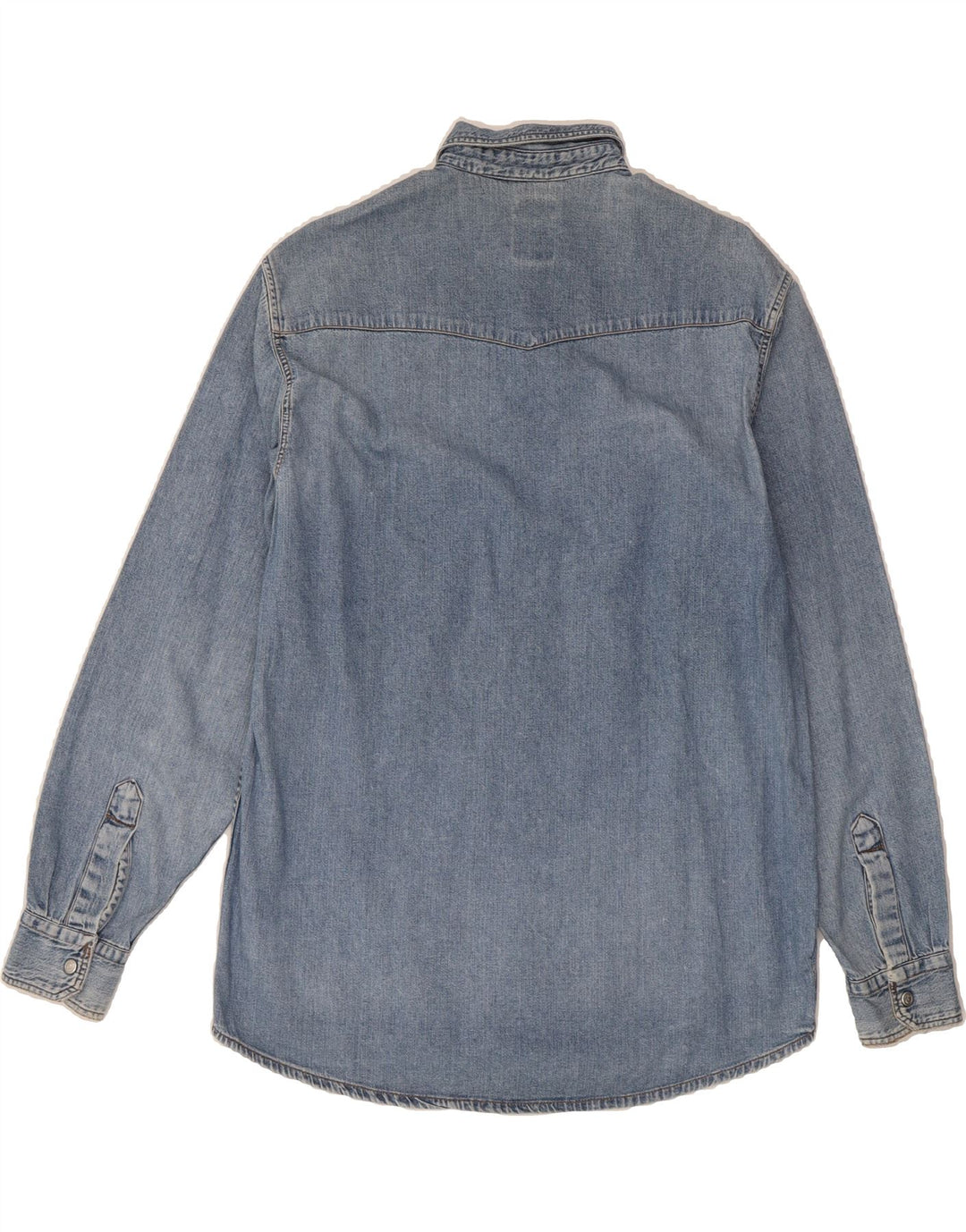 RIFLE Mens Denim Shirt Small Blue Cotton Vintage Rifle and Second-Hand Rifle from Messina Hembry 