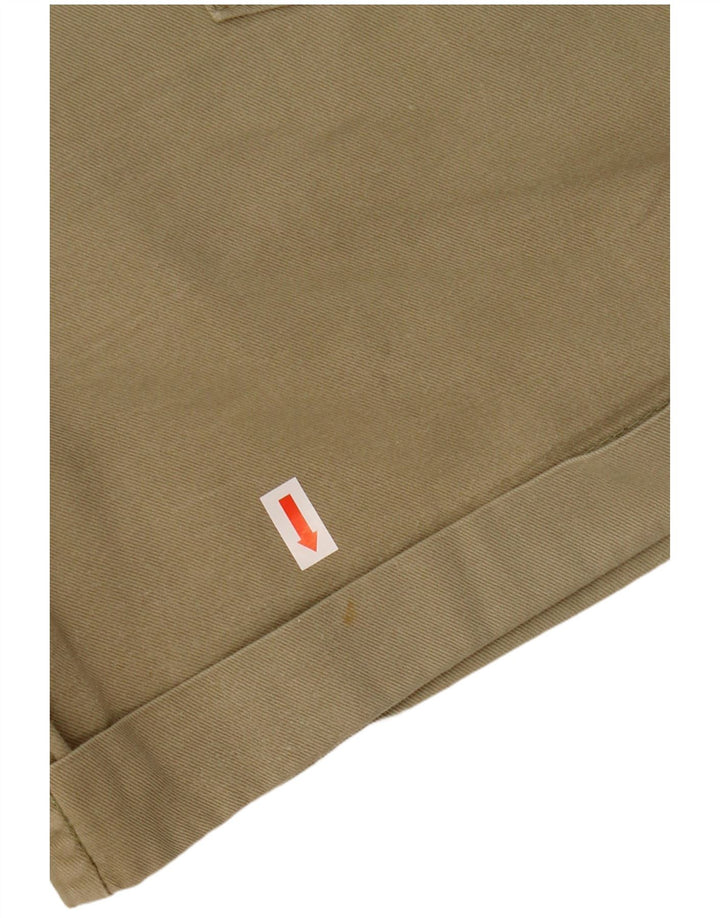 Vintage Damen Chinoshorts mit hoher Taille W28 Medium Khaki