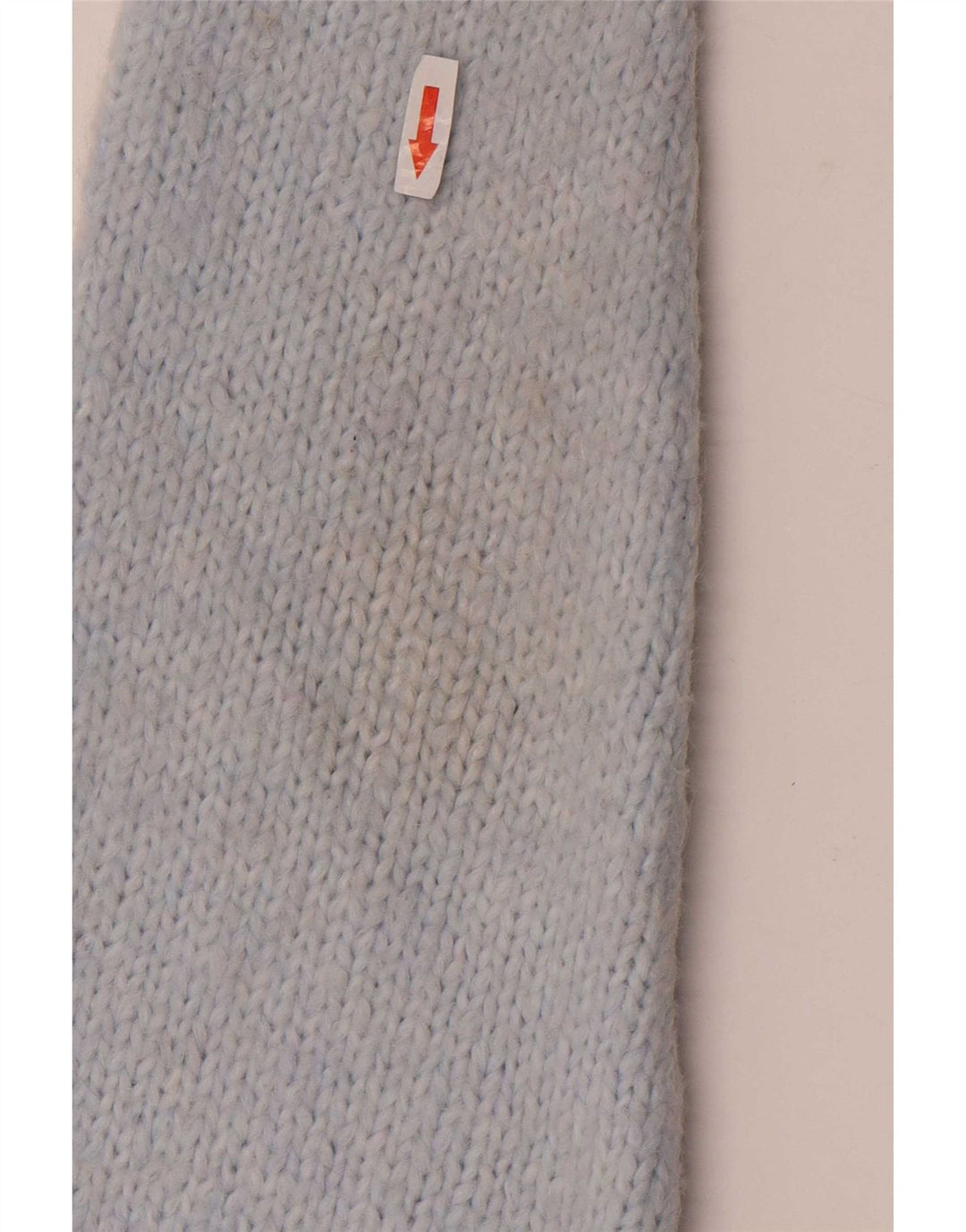 Zara Damen Übergroßer Pullover mit Rundhalsausschnitt, UK 14, mittelblaues Acryl