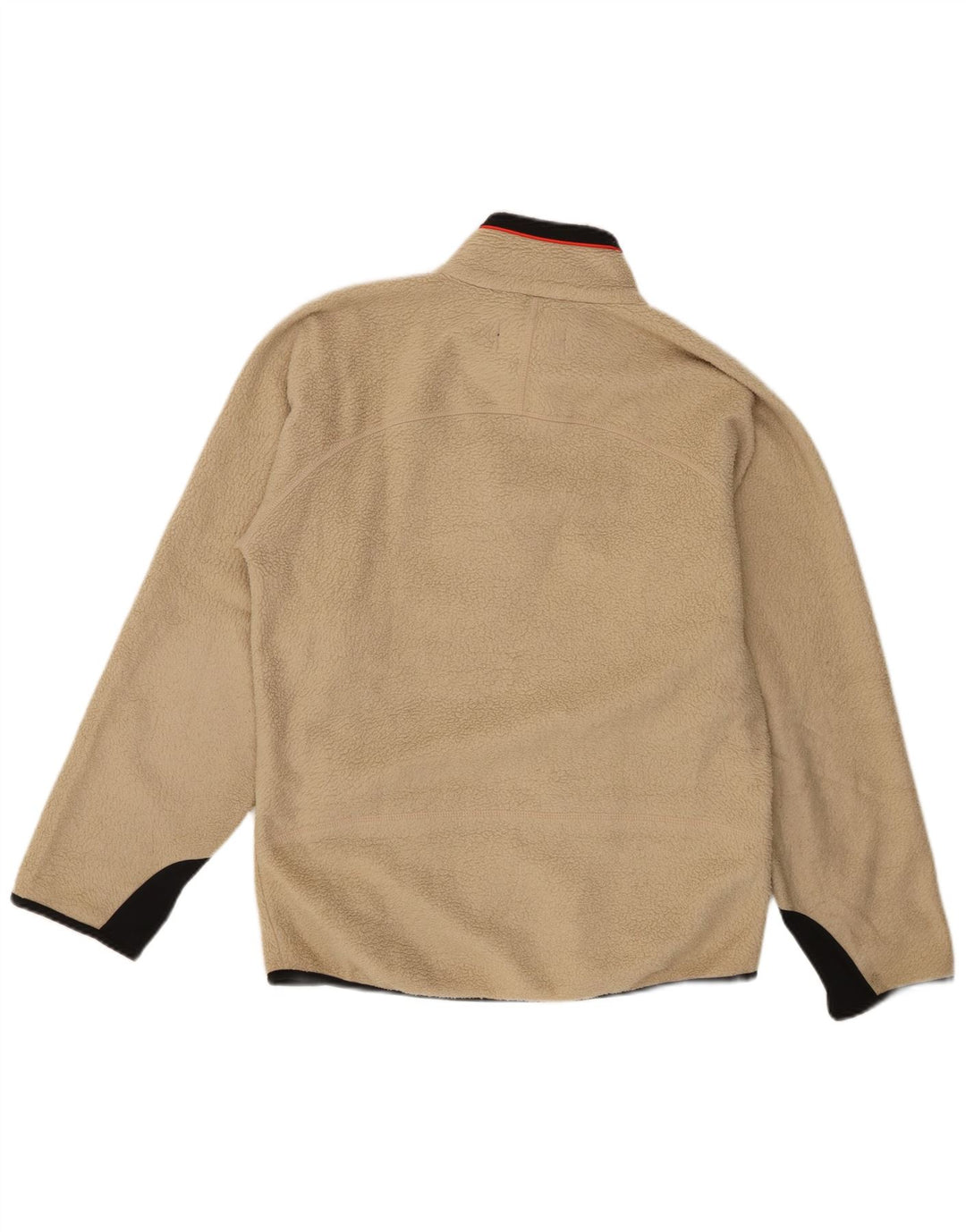 Fila Herren Fleecejacke UK 36 Small Beige Colourblock Polyester
