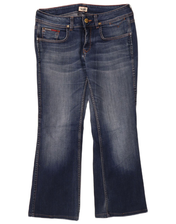 TOMMY HILFIGER Damen Bootcut Jeans W30 L27 Blaue Baumwolle