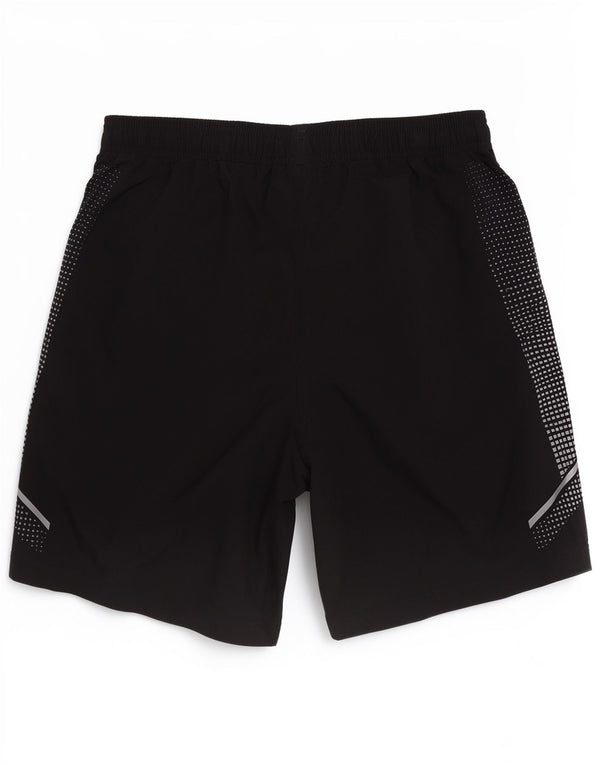 Under Armour Herren-Sportshorts mit lockerer Passform, Mittelschwarz, geometrischer Sport