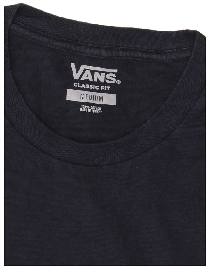 Vans Herren-T-Shirt mit klassischer Passform, mittelmarineblauer Baumwolle