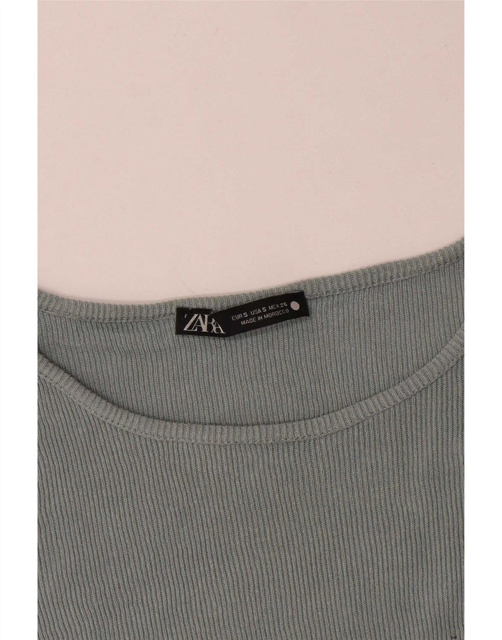 Zara Herren Weste Top Small Grau