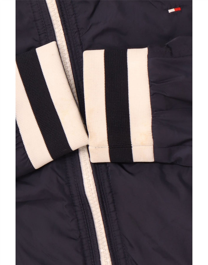 TOMMY HILFIGER Damen Bomberjacke UK 16 Large Marineblau