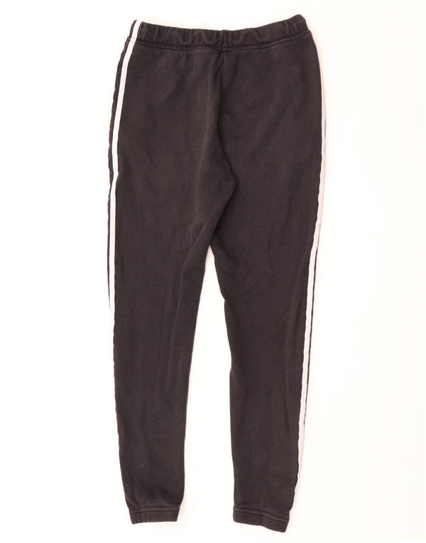 Adidas Damen Trainingshose Jogger UK 6 XS Schwarz Baumwolle