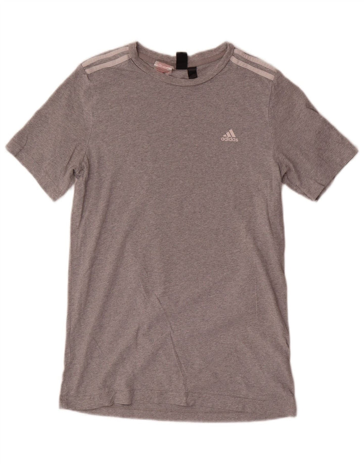 Adidas Herren T-Shirt Top XS Grau Baumwolle