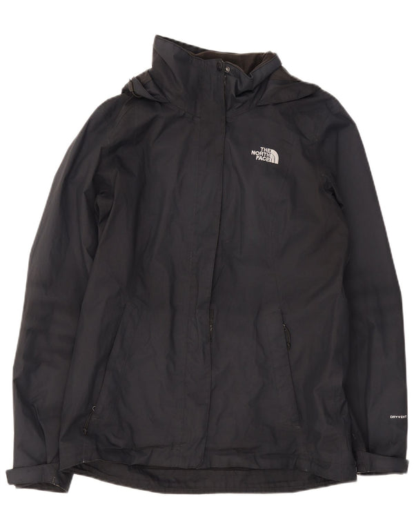 The North Face Damen-Regenjacke mit Kapuze, UK 14, mittelschwarz, Polyester