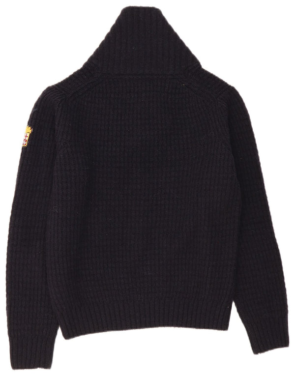 MARINA MILITARE Damen-Pullover mit Schalkragen, Gr. 10, Größe S, Marineblau