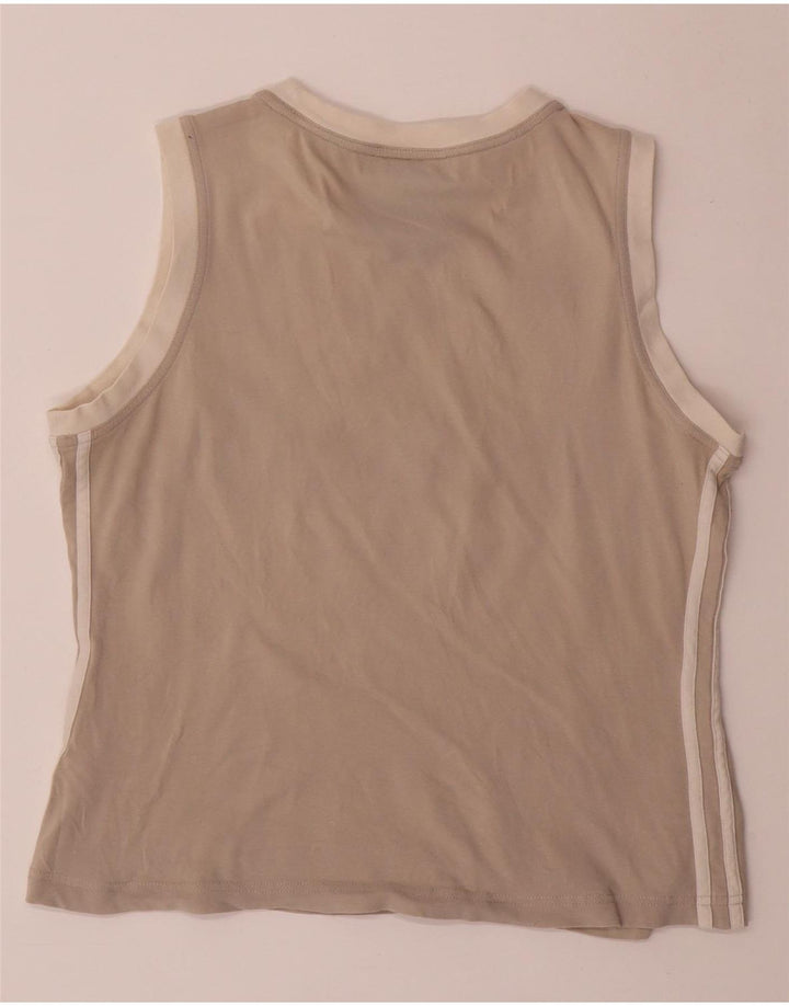 ADIDAS Damen Crop Vest Top UK 14 Large Grau