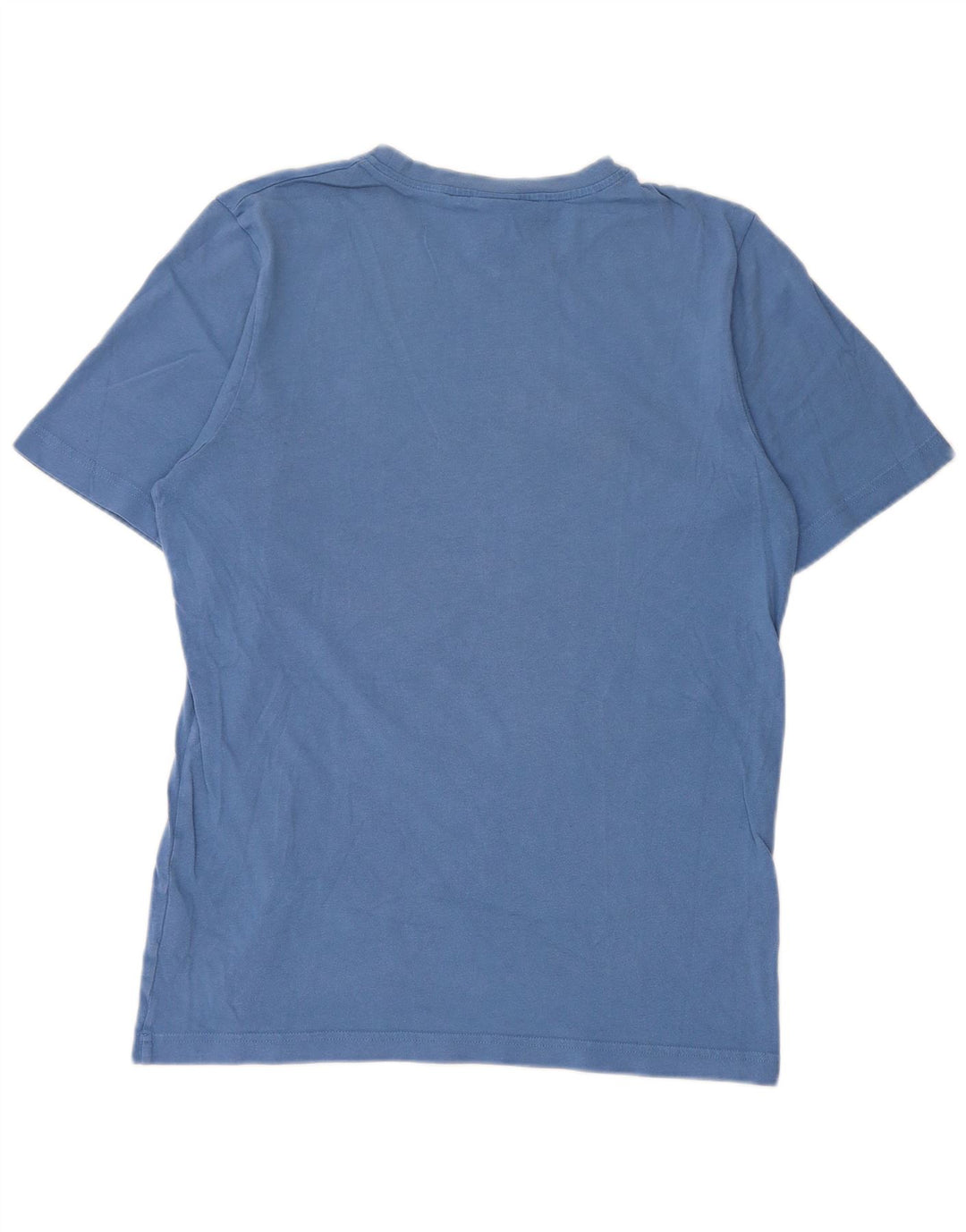 Nike Herren T-Shirt Top UK 39/41 Mittelblaue Baumwolle