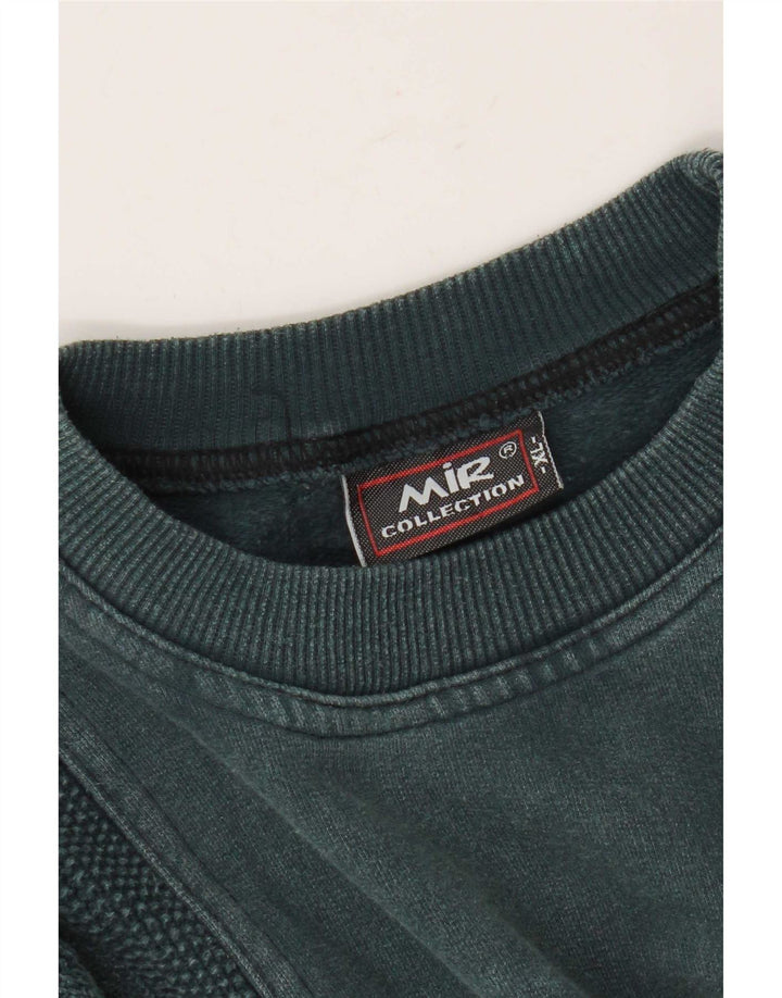Vintage Herren Sweatshirt Pullover XL Blaue Baumwolle