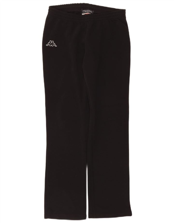 Kappa Herren-Trainingshose, groß, aus schwarzem Polyester